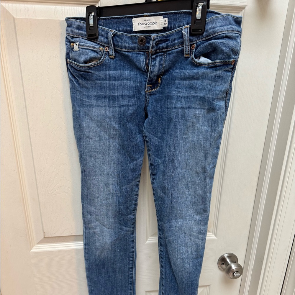 Abercrombie & Fitch Blue Skinny Jeans with Modern Fit